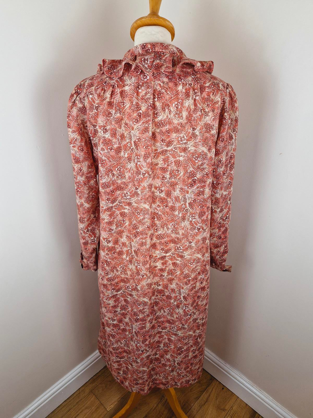 1970s Handmade Dress M L