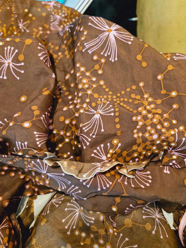 1970s Silk Dress XL