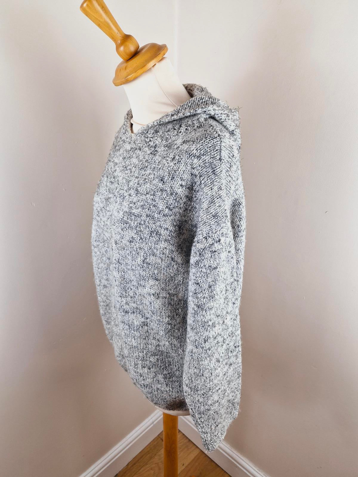 Handknitted Hoody L
