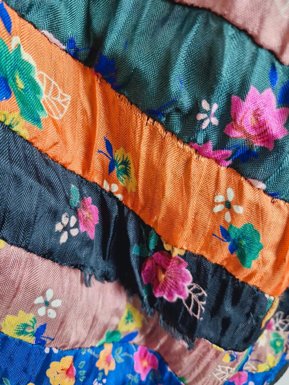 1970s Patchwork Jacket S