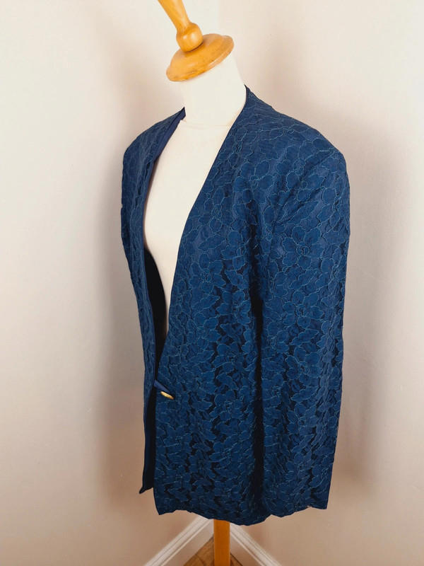 1990s Lace Blazer XXL UK20