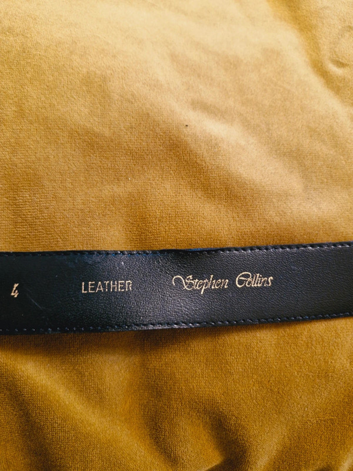 Purple Suede Leather Belt