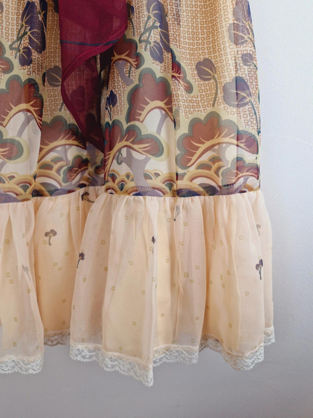 1970s Long Dress Age 7