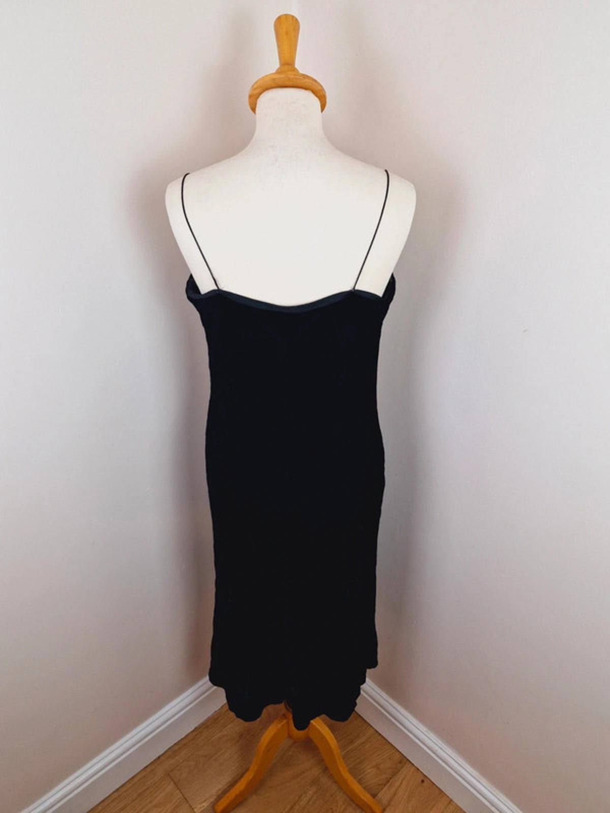 90s Velvet Slip Dress M L