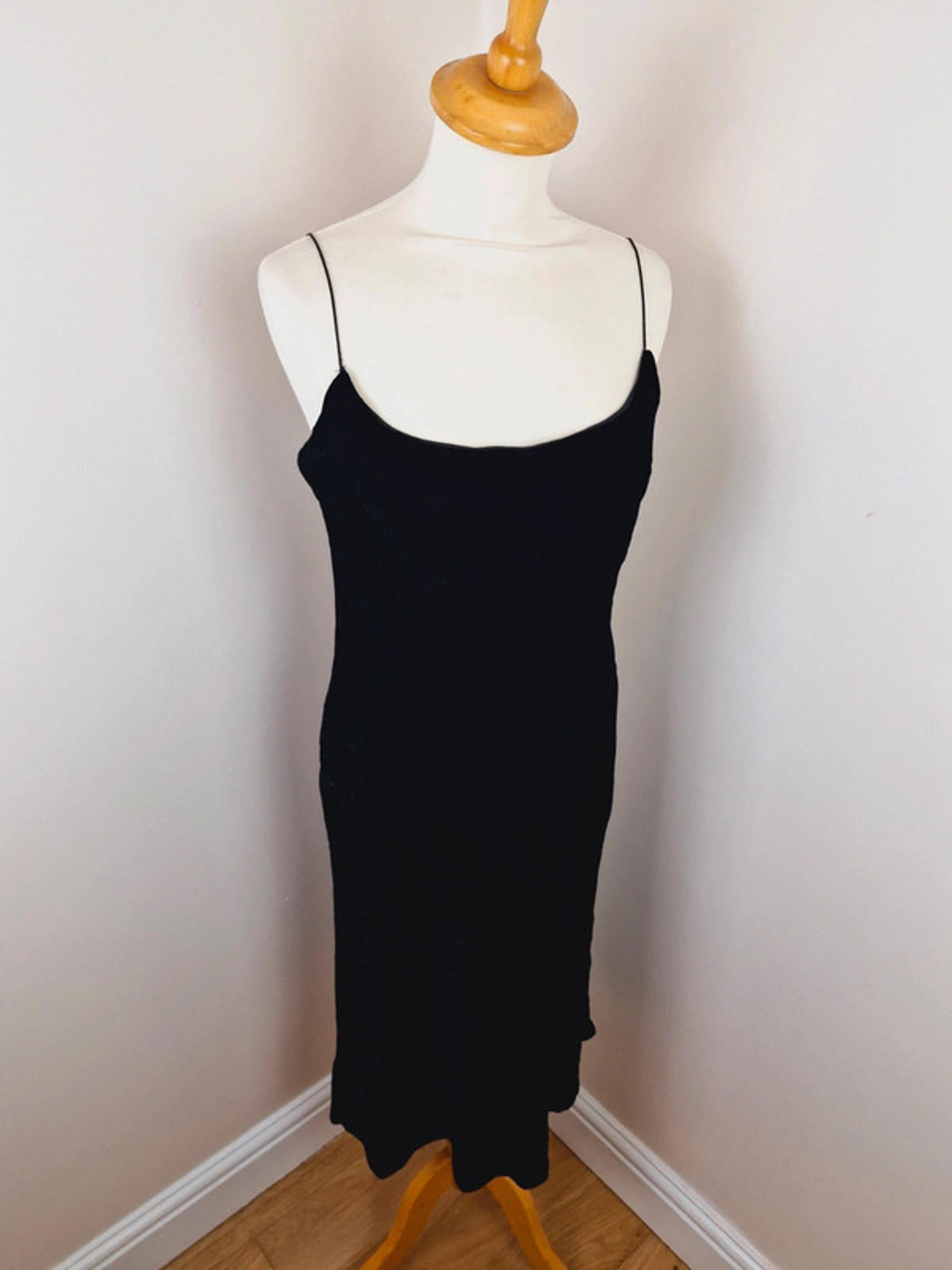 90s Velvet Slip Dress M L
