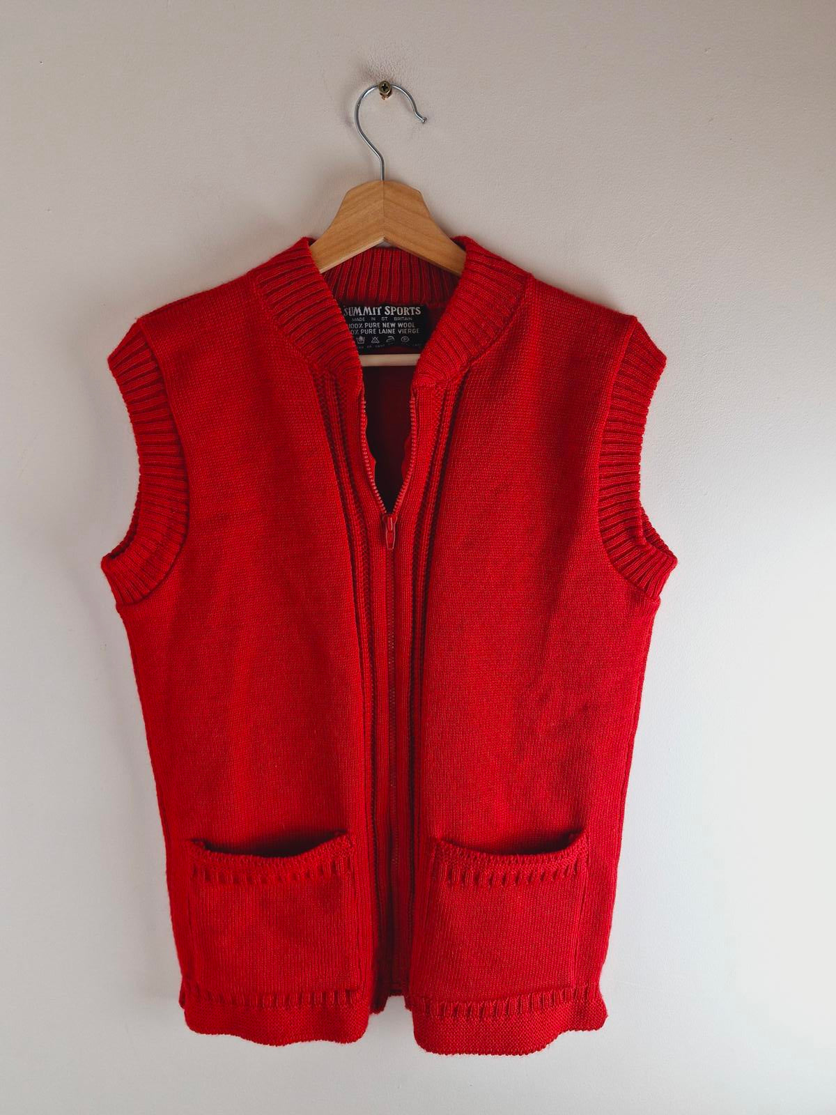 Mens Knitted Waistcoat M