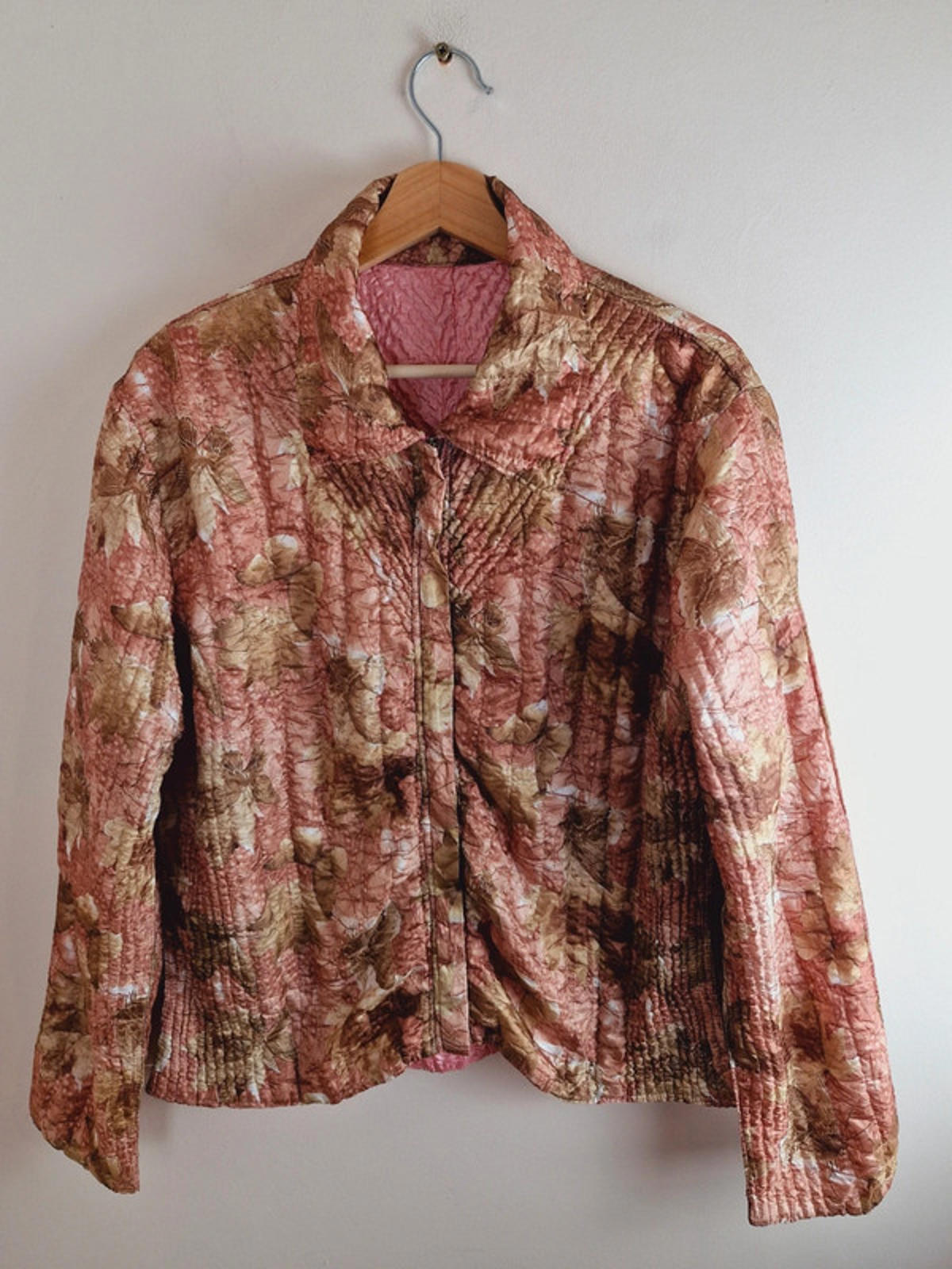 Reversible Quilted Bomber Jacker UK14 M L