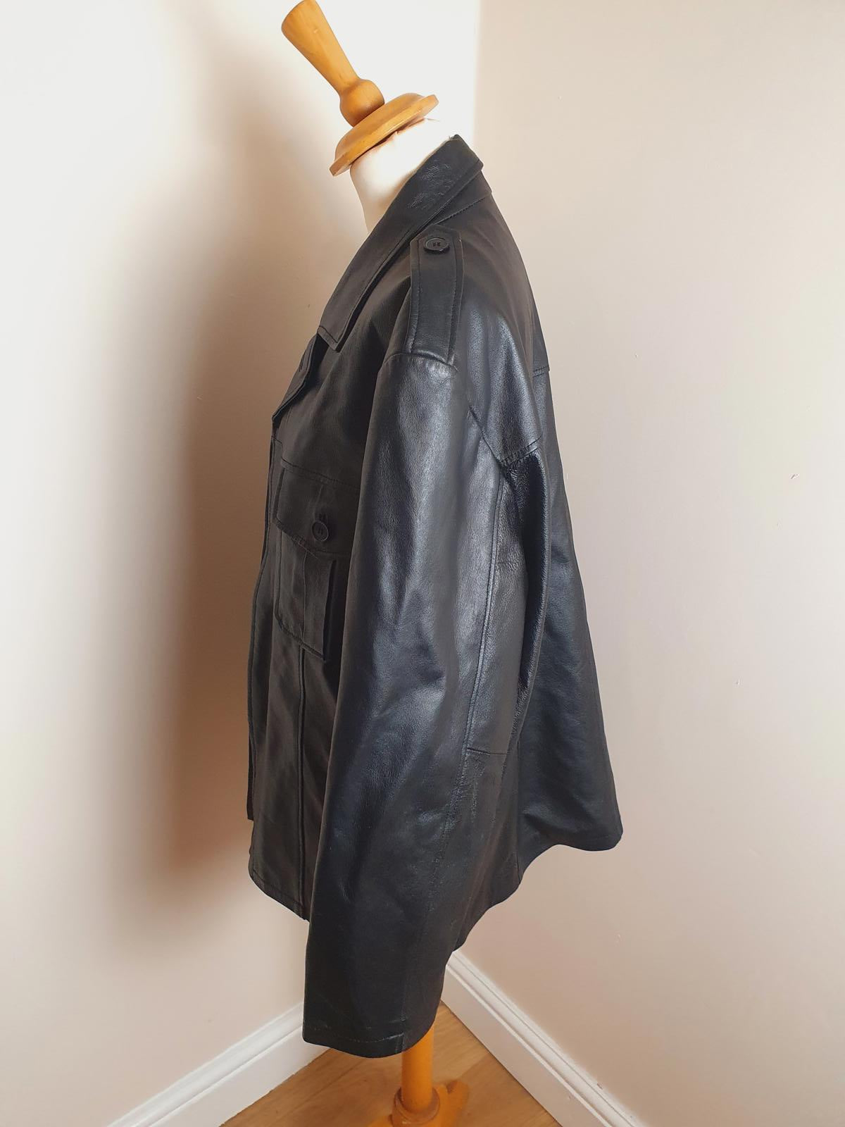 Mens Leather Jacket M