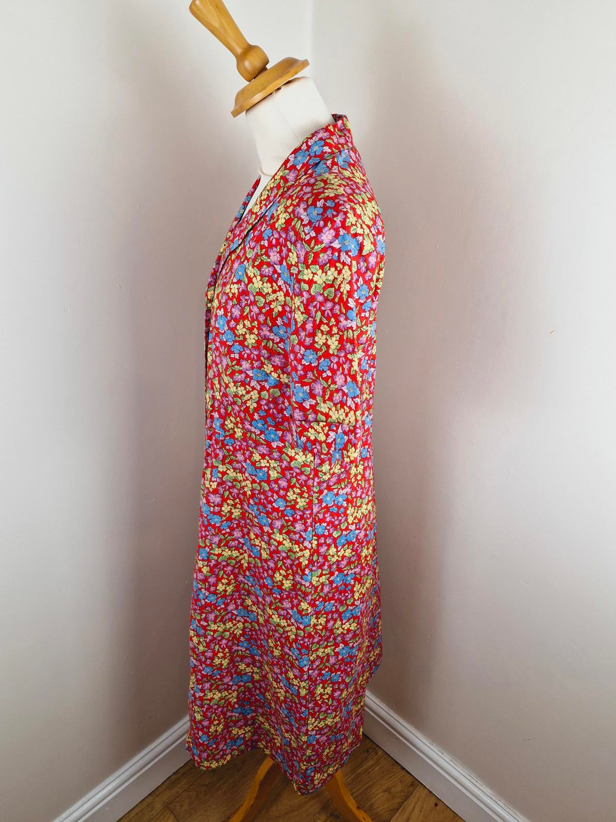1970s Shirt Dress M