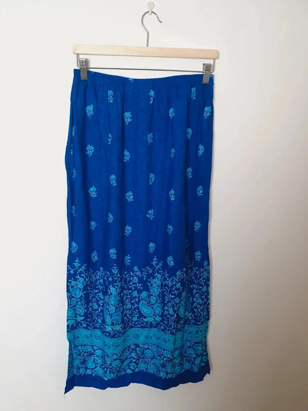 1990s Long Slip Skirt M L