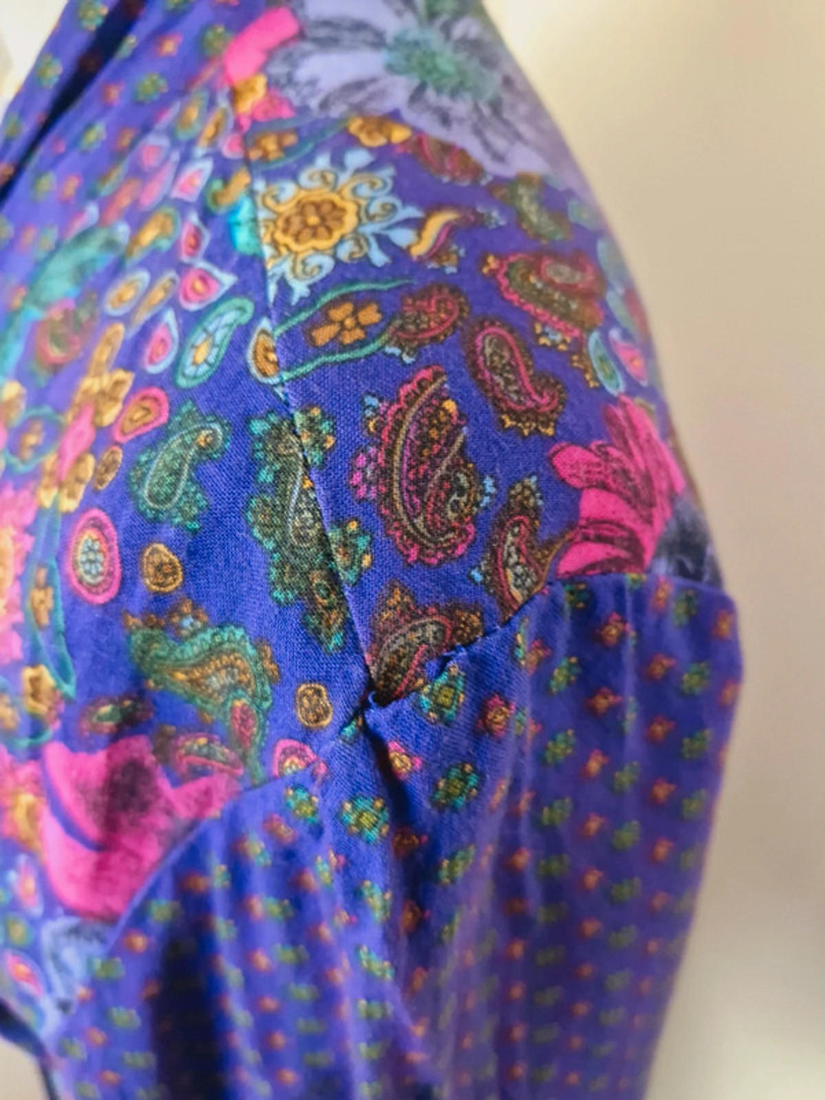 Paisley Midi Slip Dress M L
