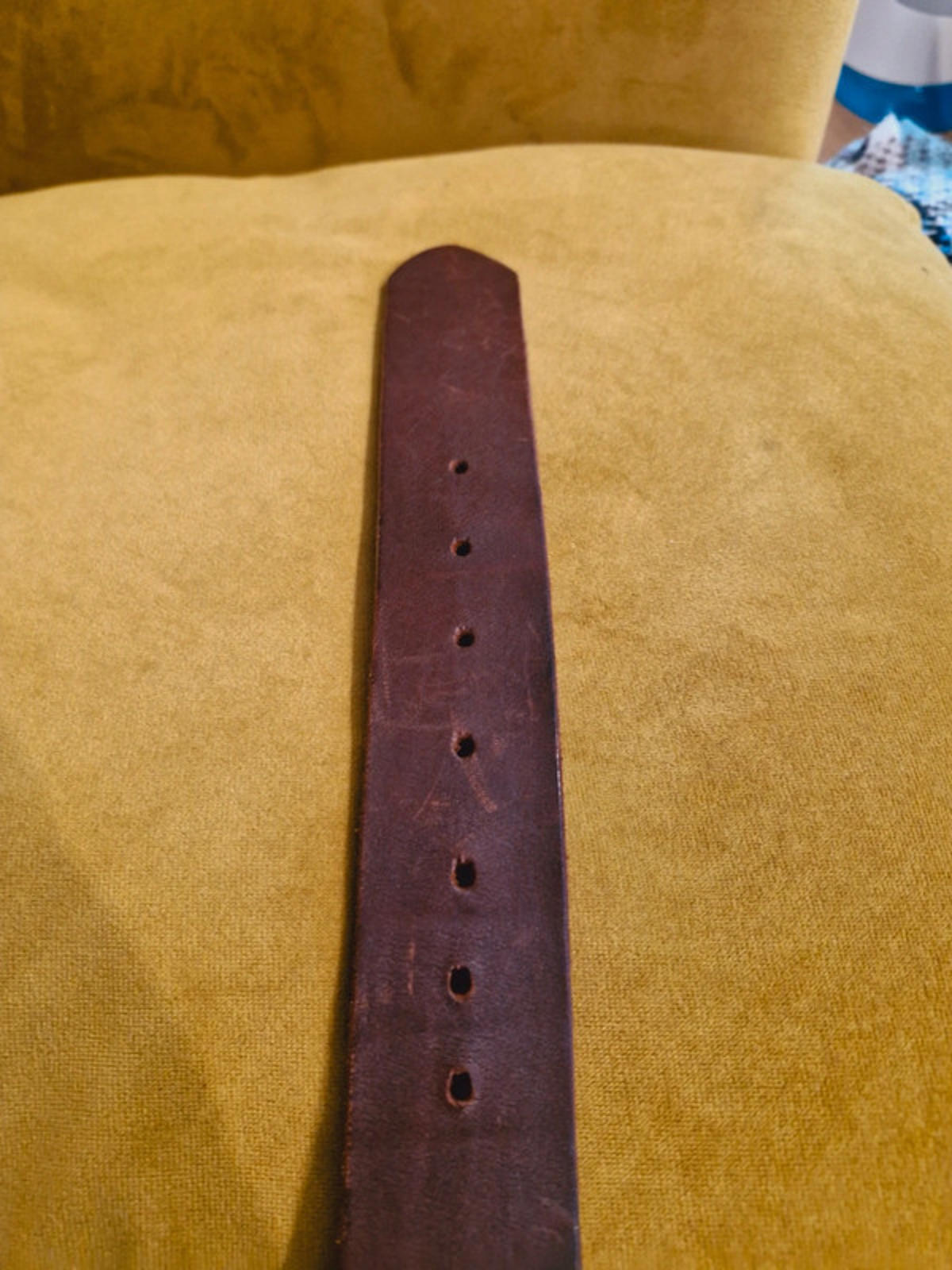 Mens Leather Western Belt