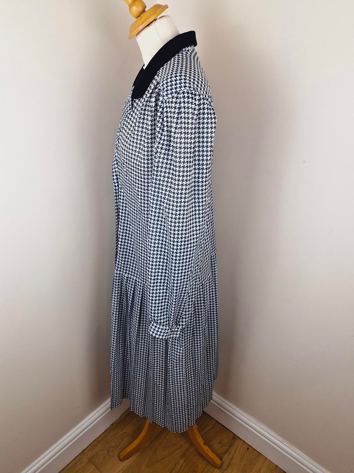 1980s Midi Dress XL