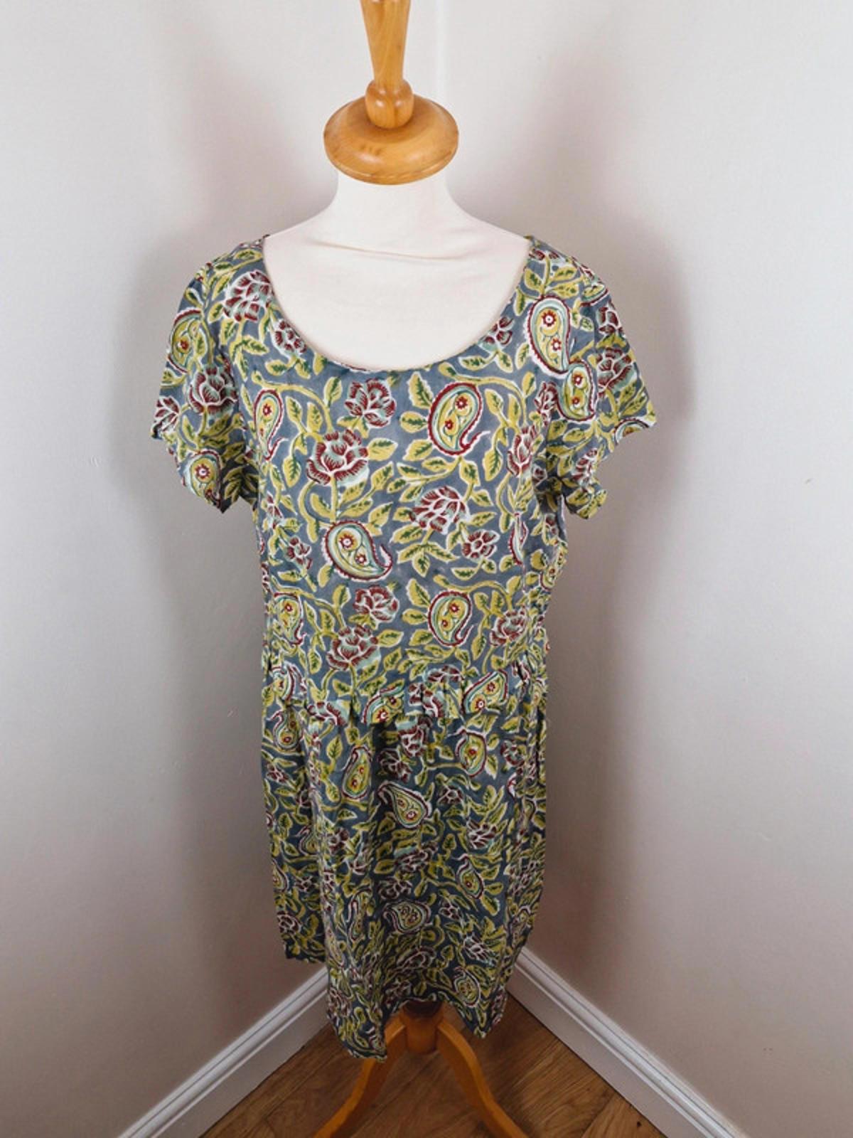 Indian Cotton Dress M