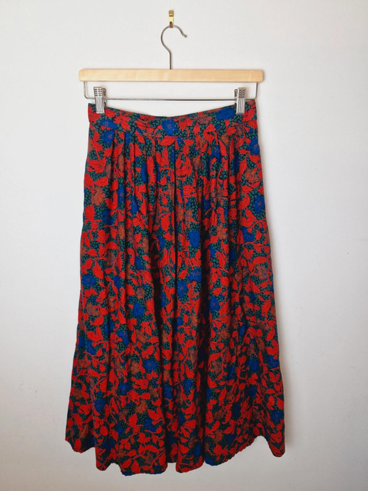 Womens Vintage Long Aline Maxi Midi Skirt Richards S