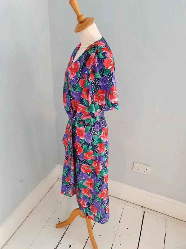 Floral Midi Dress UK10 S M