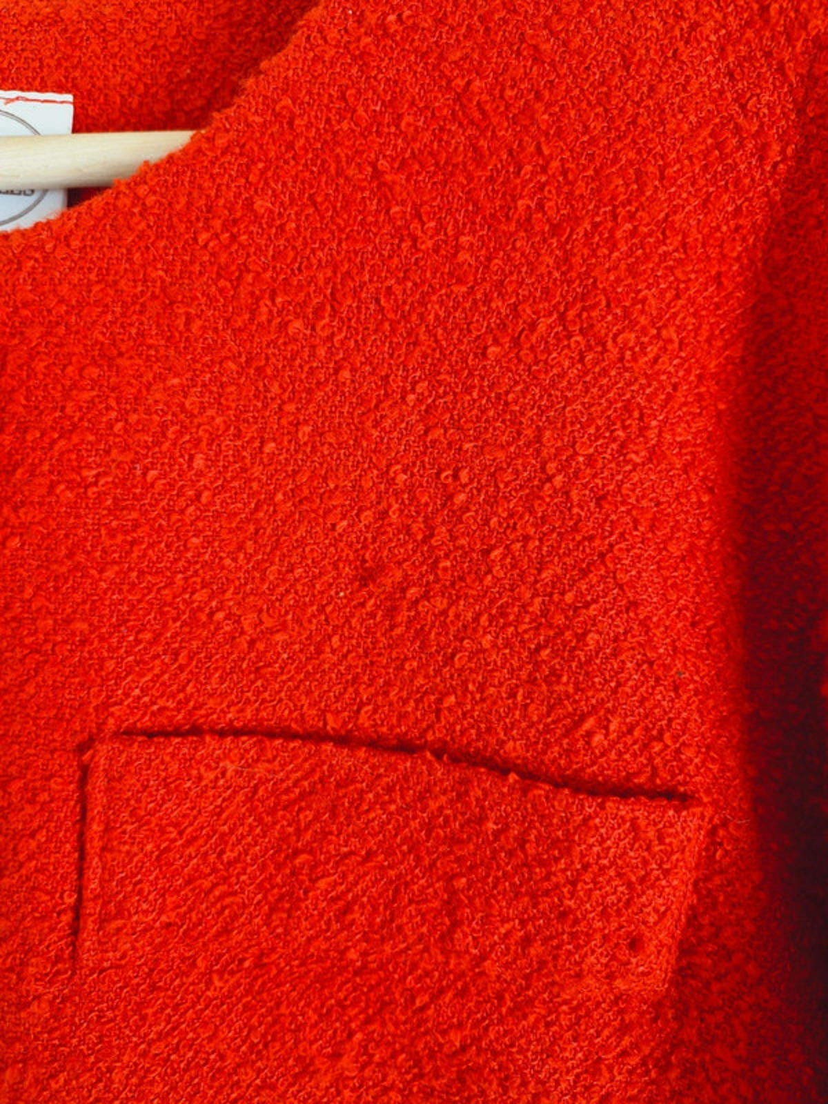 Red Cropped Jacket L UK16