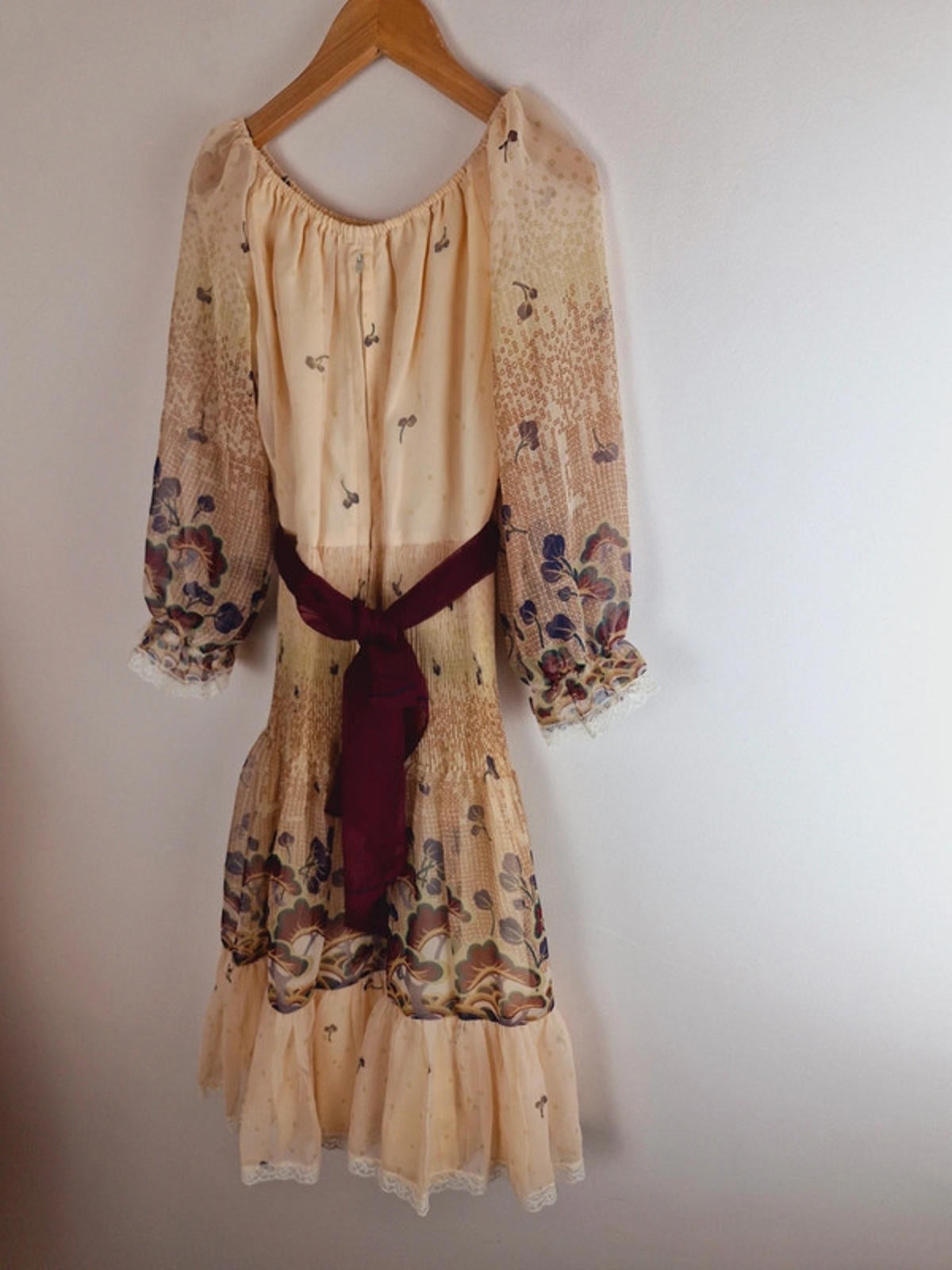 1970s Long Dress Age 7