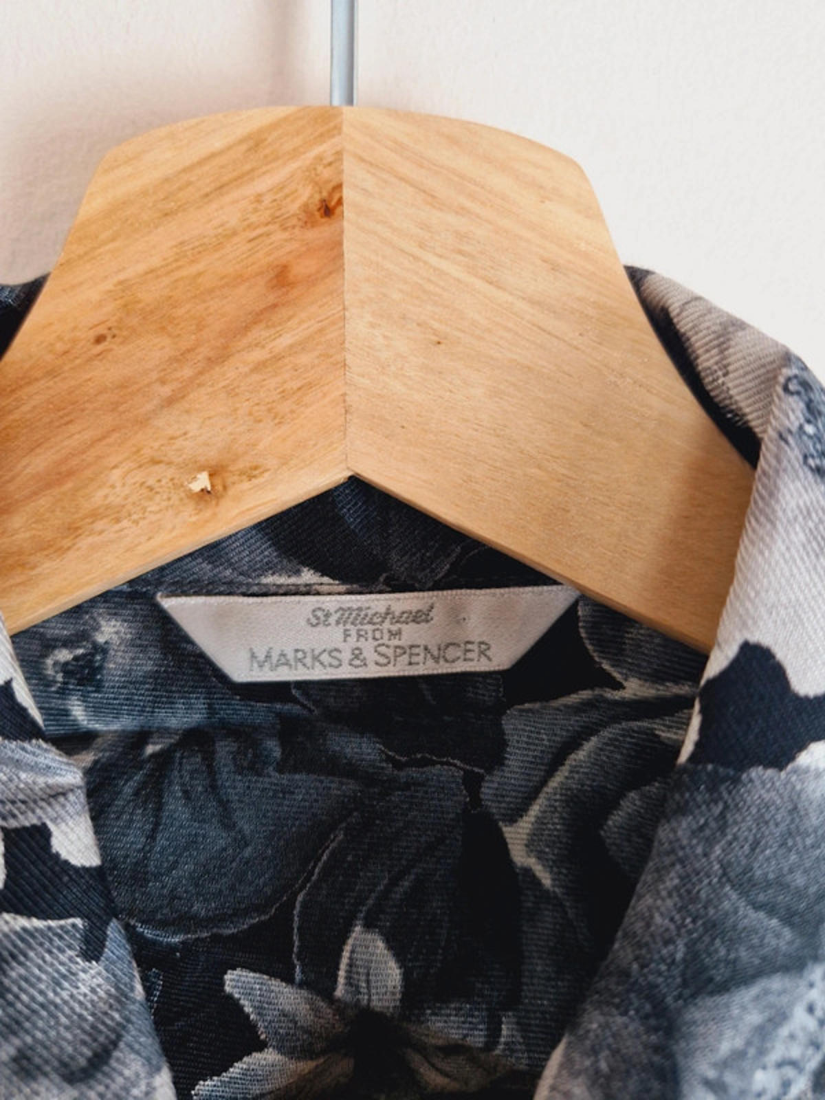 Long Sleeve Viscose Shirt S UK10