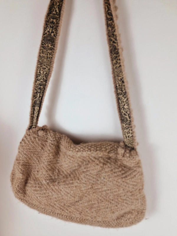 Handknitted Mohair Blend Bag