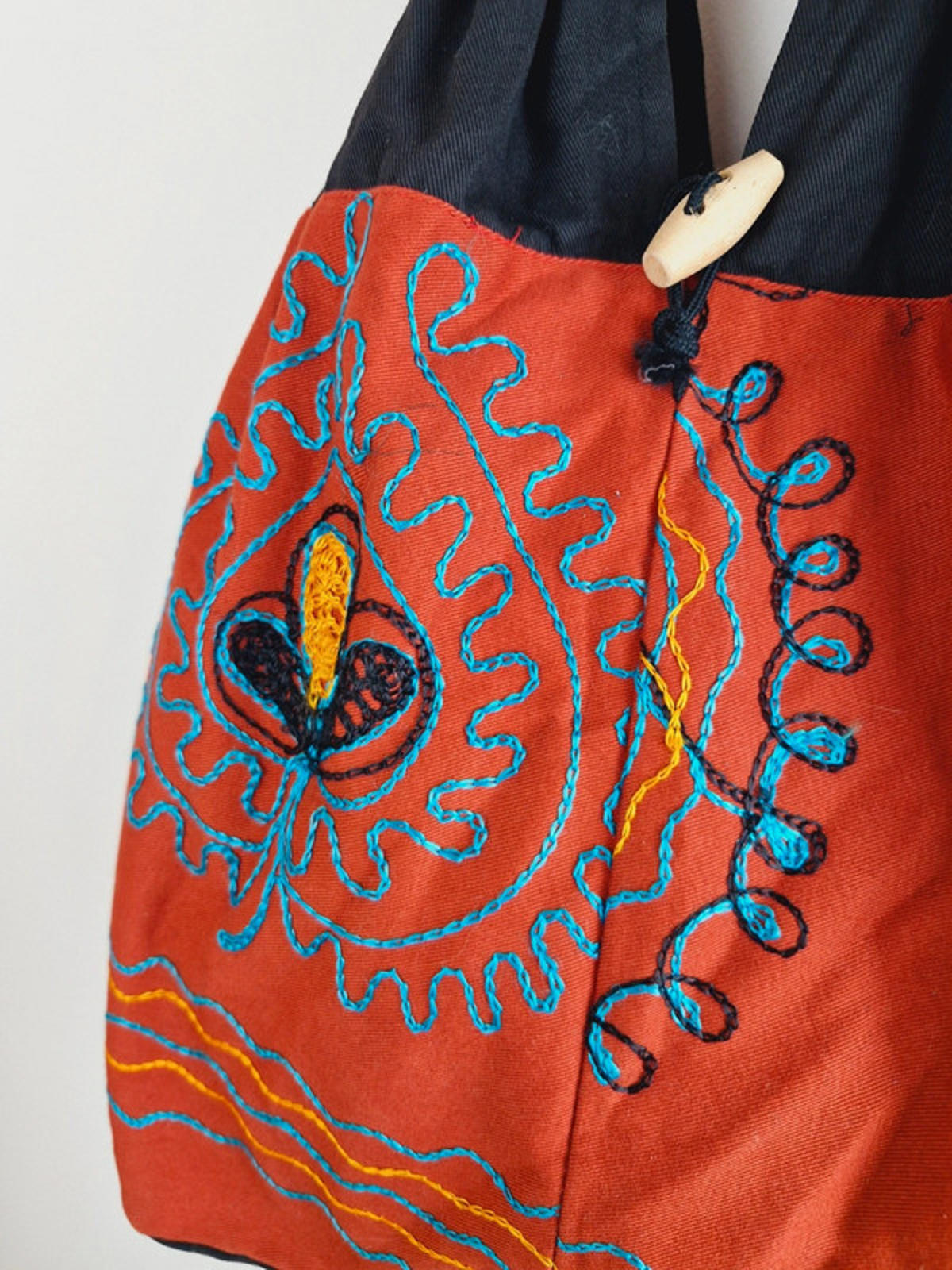 Embroidered Boho Bag