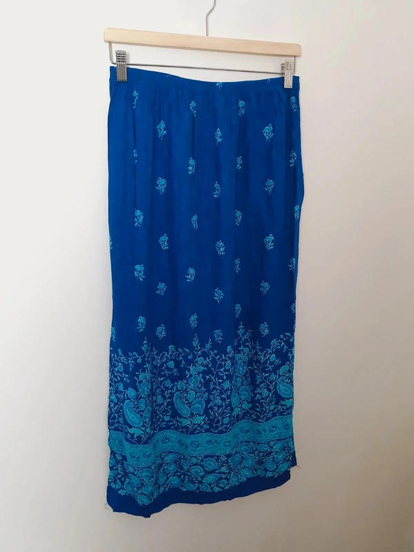 1990s Long Slip Skirt M L