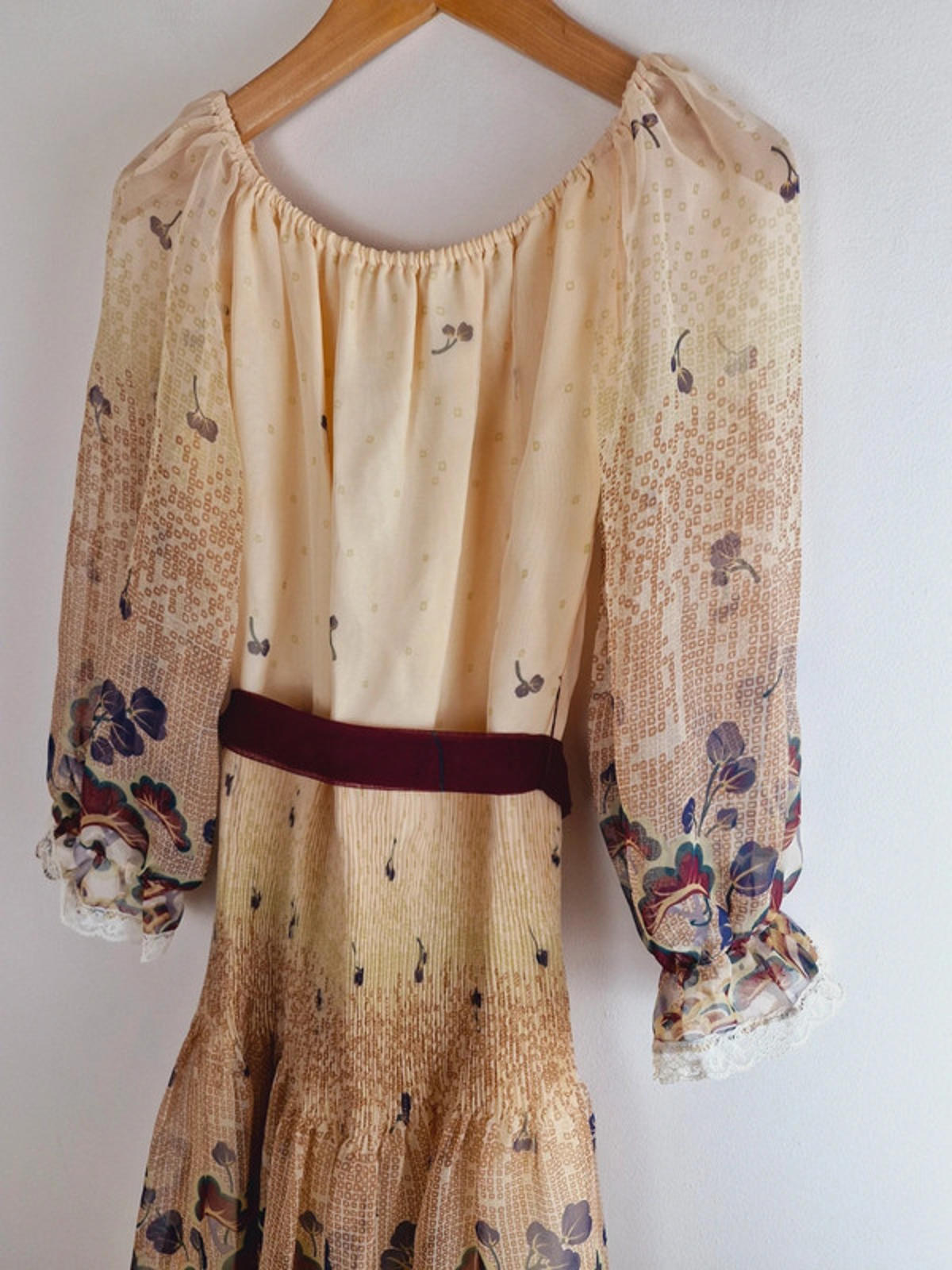 1970s Long Dress Age 7
