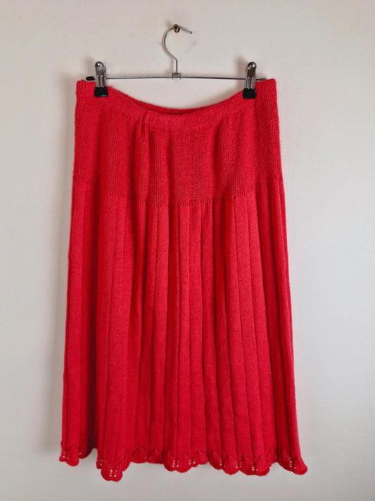 1970s Knitted Skirt M