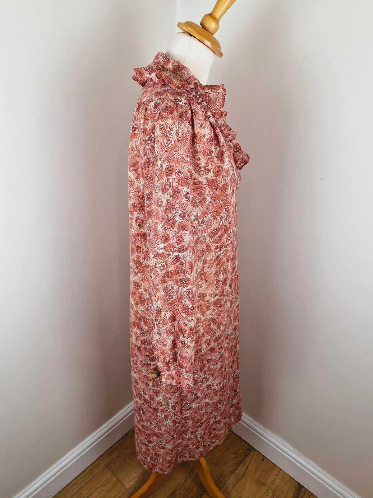 1970s Handmade Dress M L
