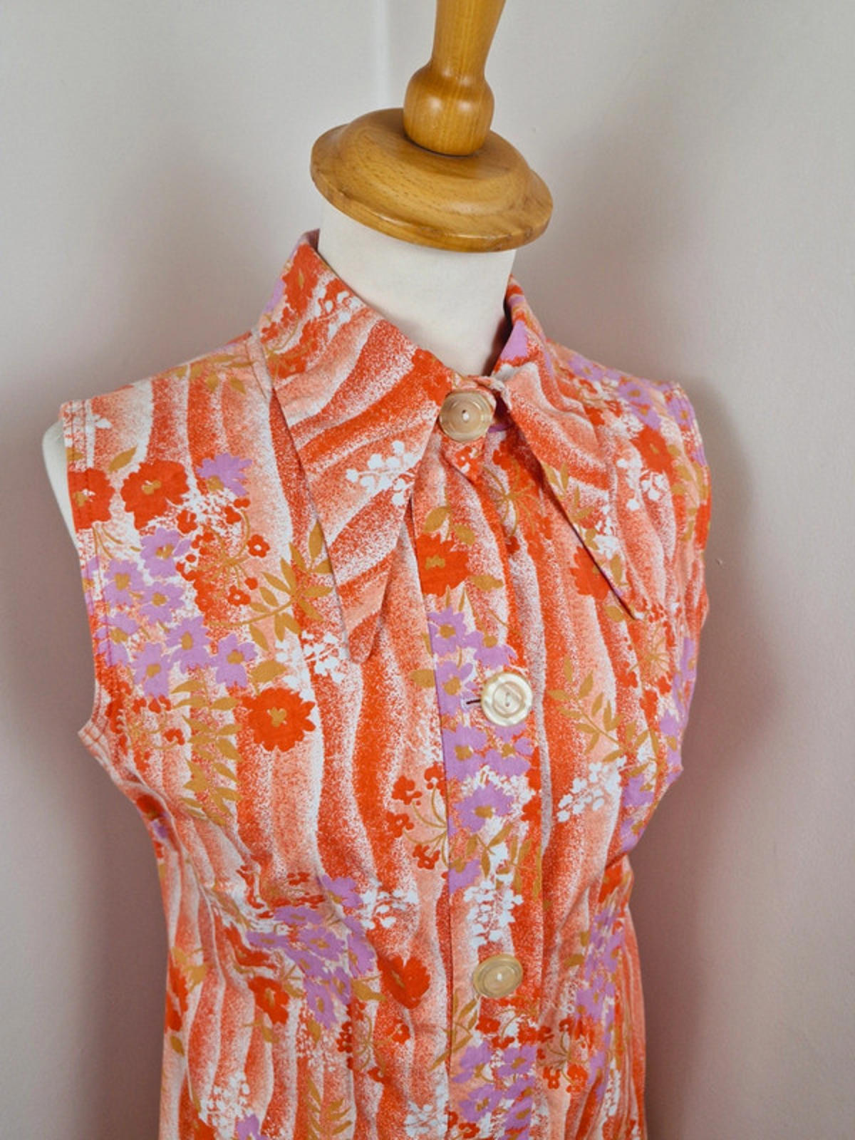 1970s Summer Dress S