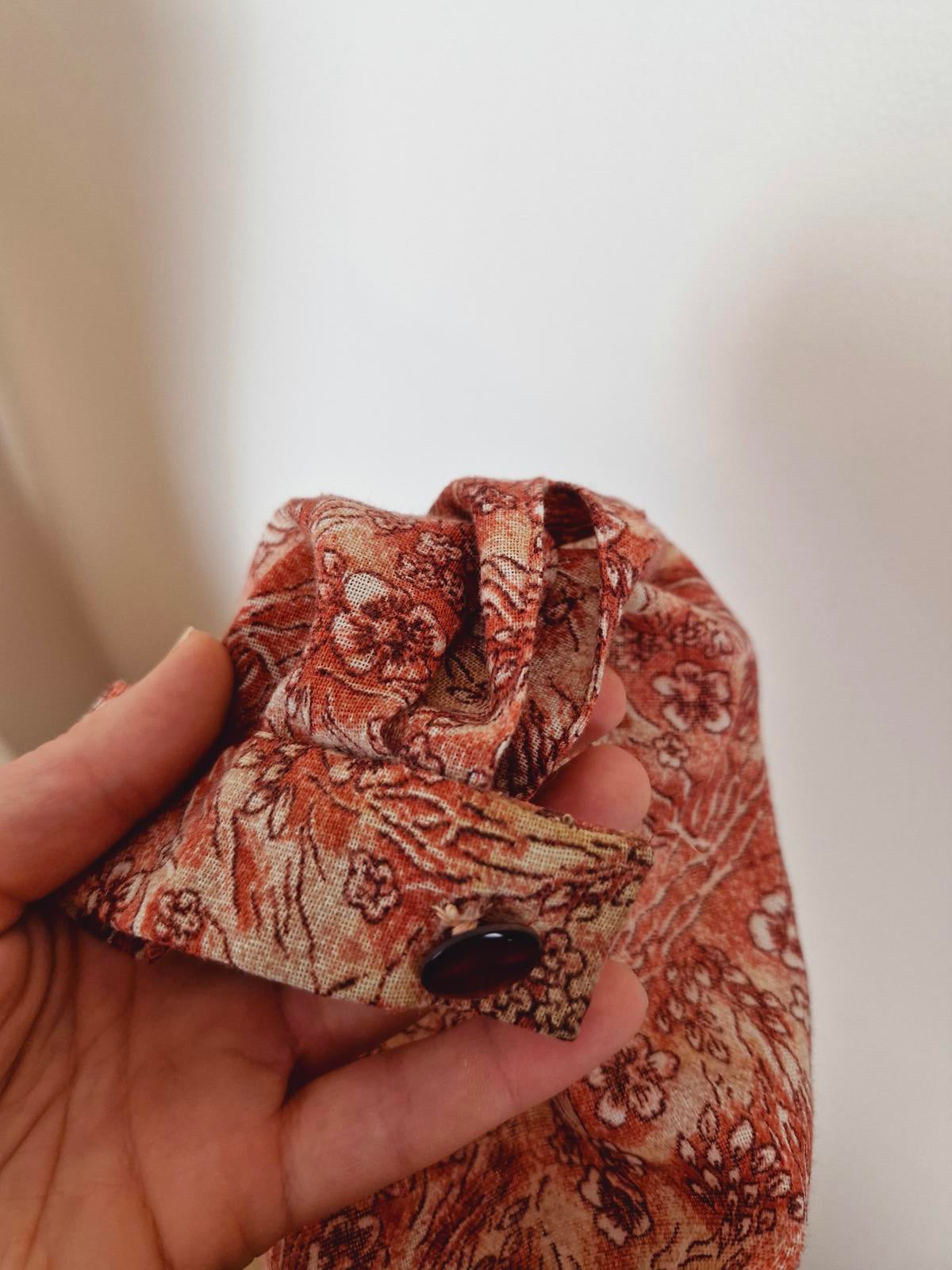 1970s Handmade Dress M L