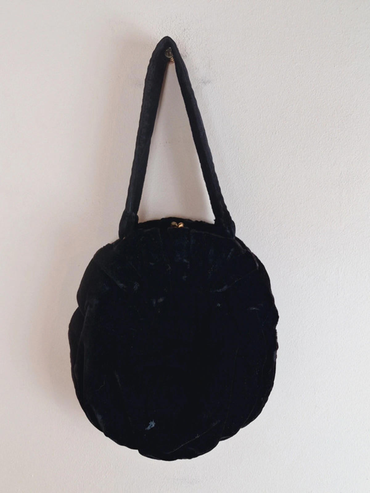 1940s Velvet Handbag