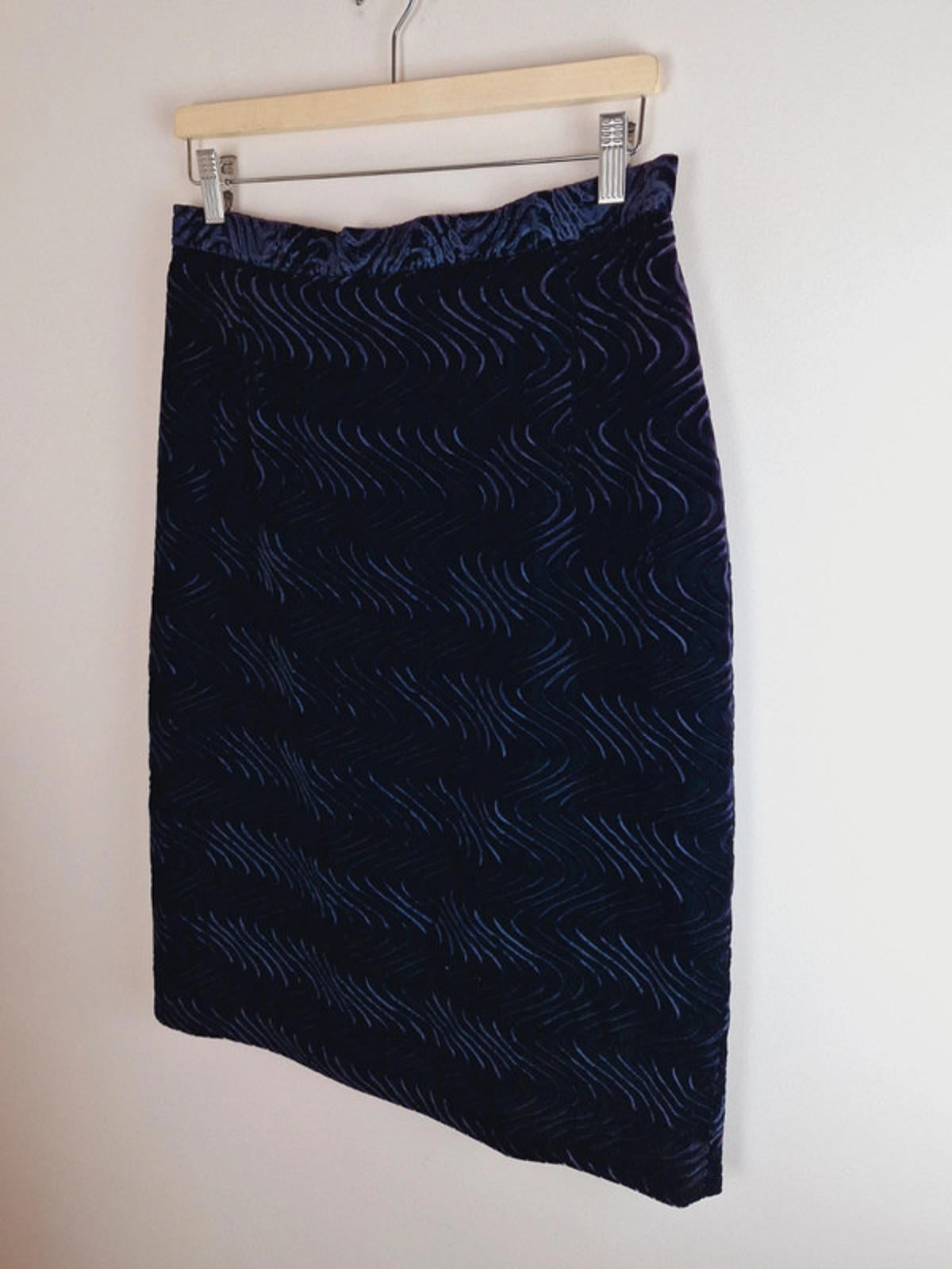 Purple Velvet Skirt M