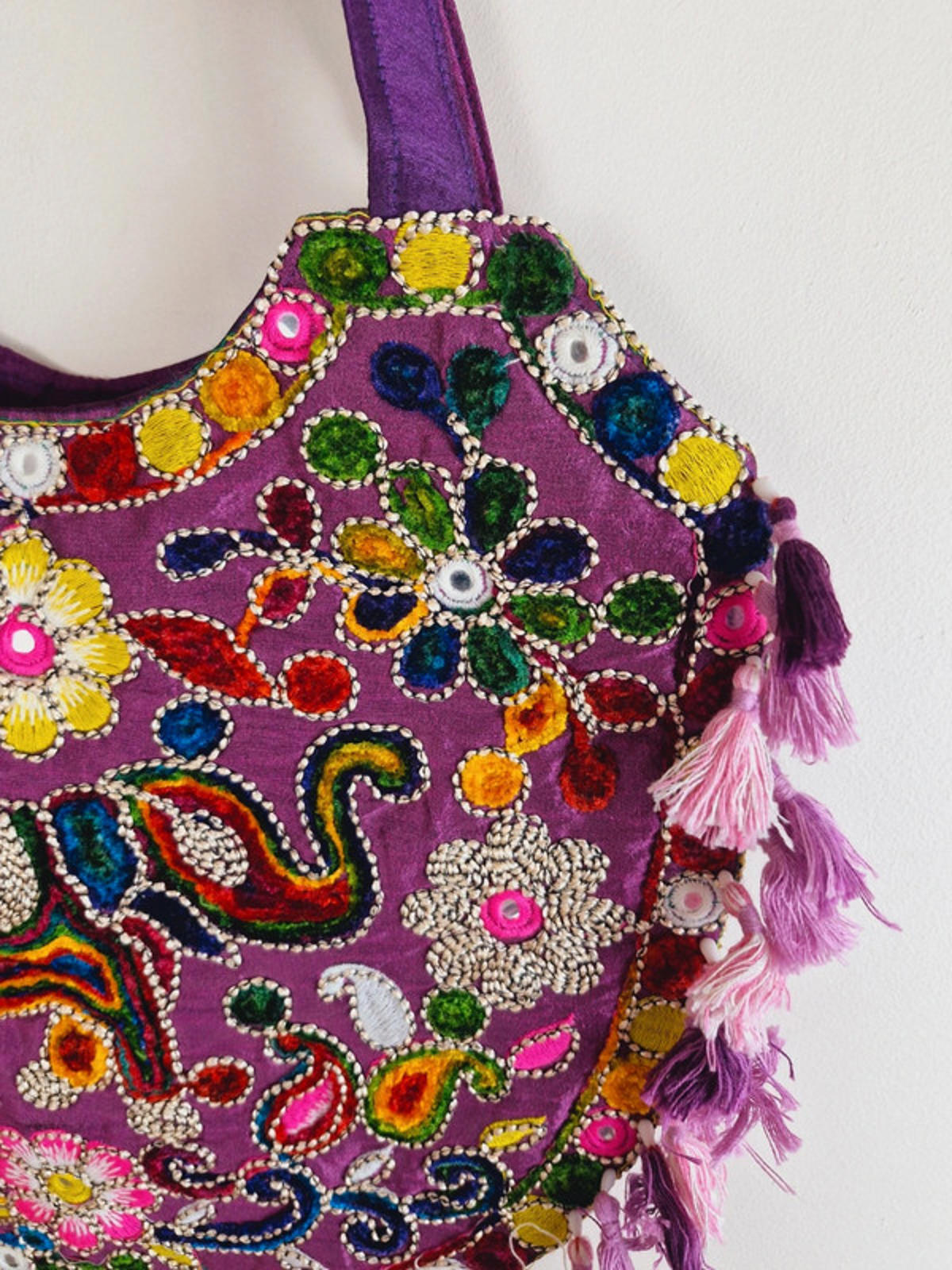 Elephant Boho Tassel Bag