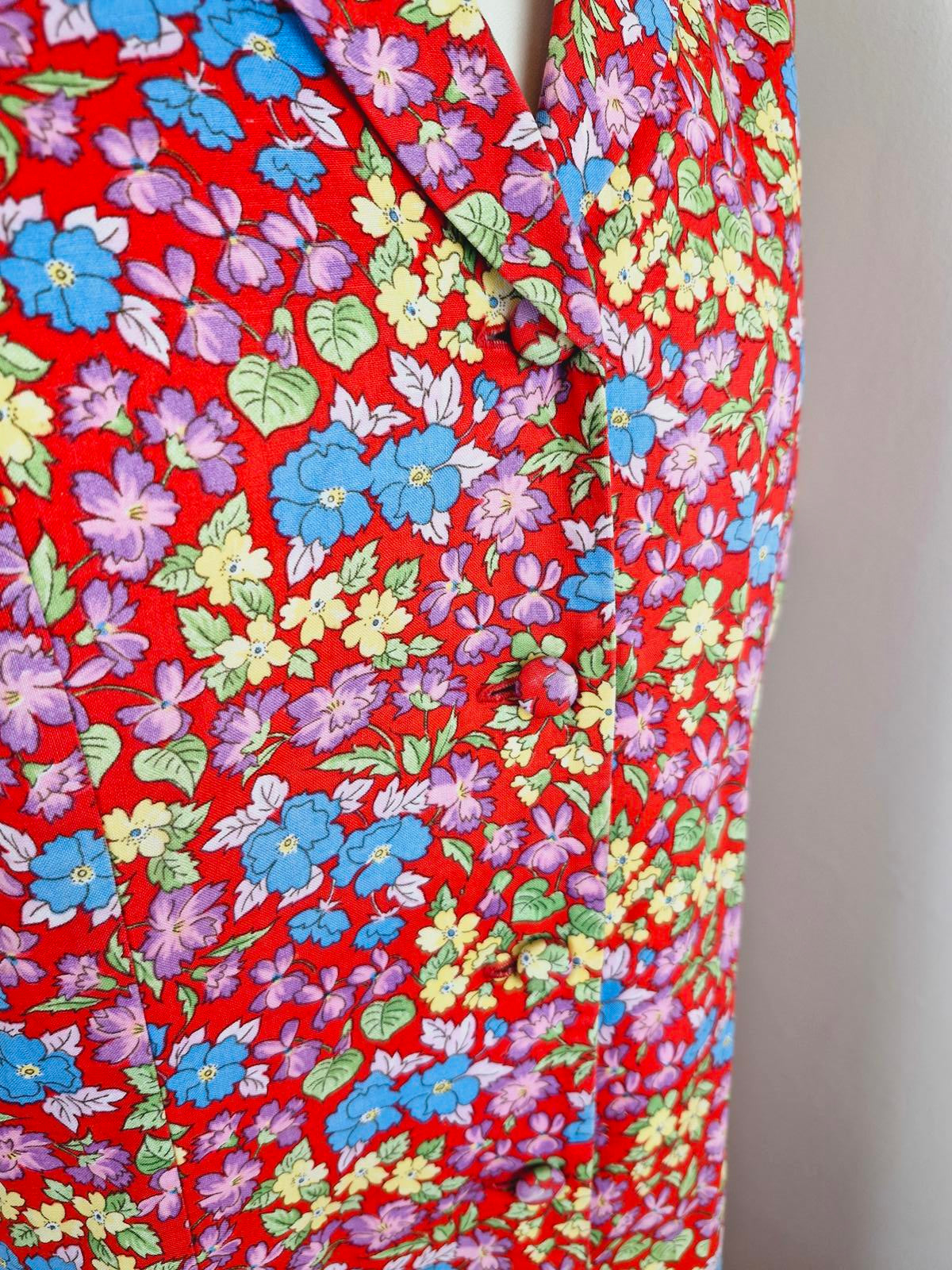 1970s Shirt Dress M