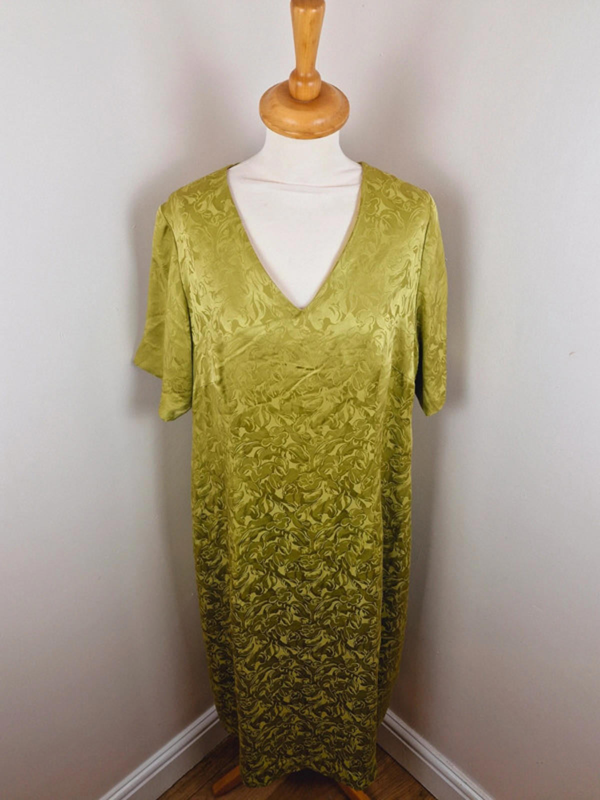 Satin Long Dress L