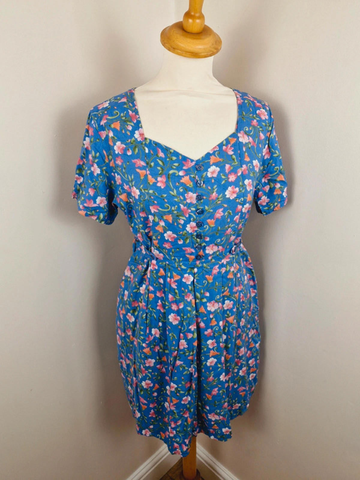 Floral Summer Dress M Petite