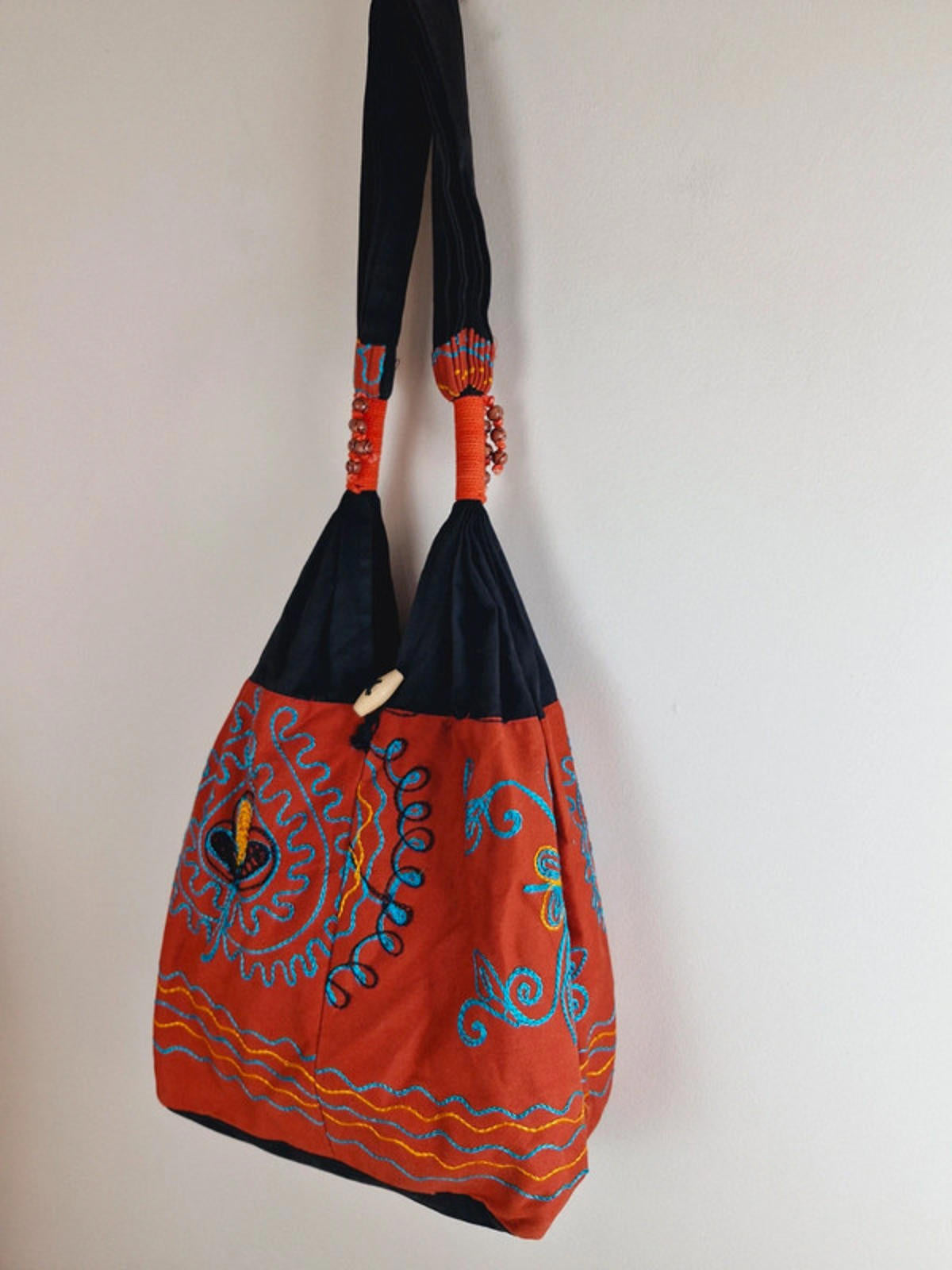 Embroidered Boho Bag