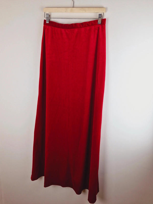 1970s Velvet Skirt M UK12
