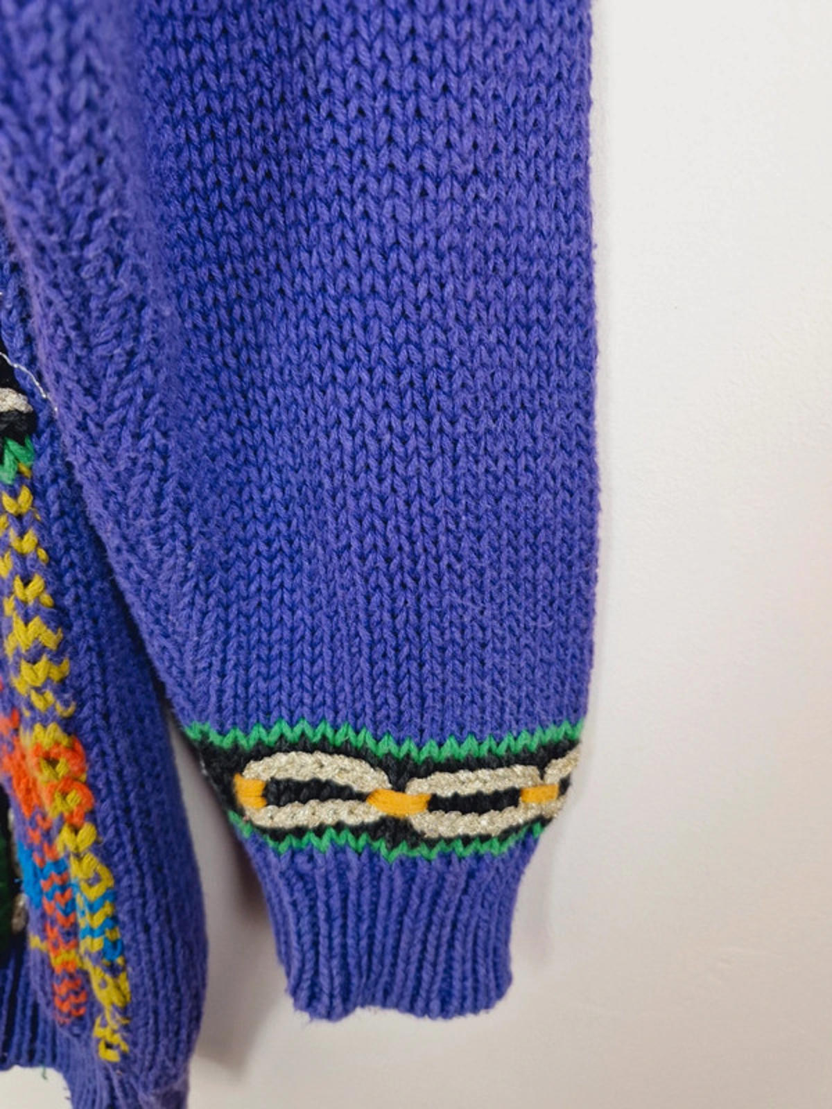 Purple Knitted Jumper S