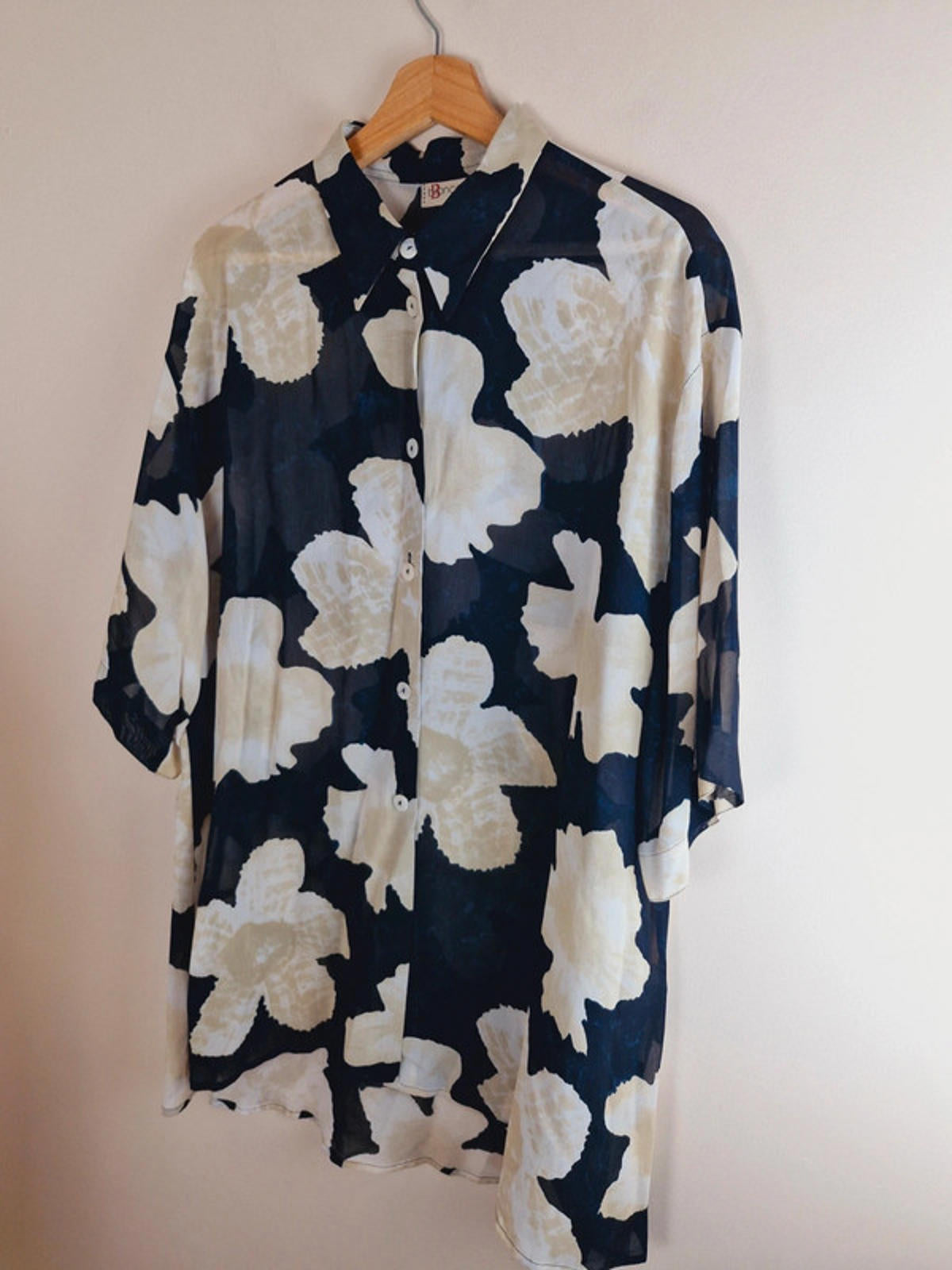 Long Viscose Shirt L