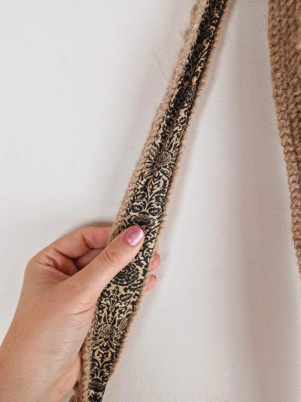 Handknitted Mohair Blend Bag