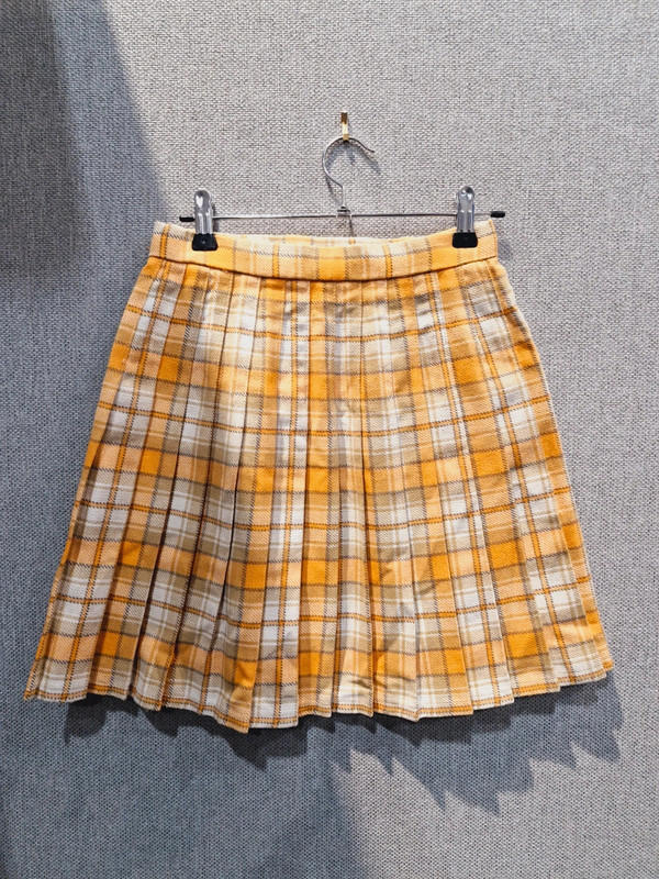 Yellow Tartan Kilt XS UK6 UK8