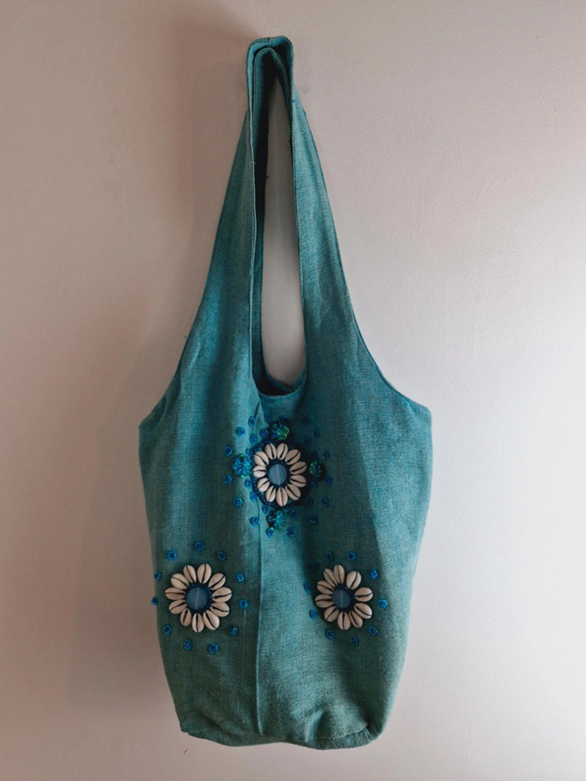 Turquoise Shell Bag