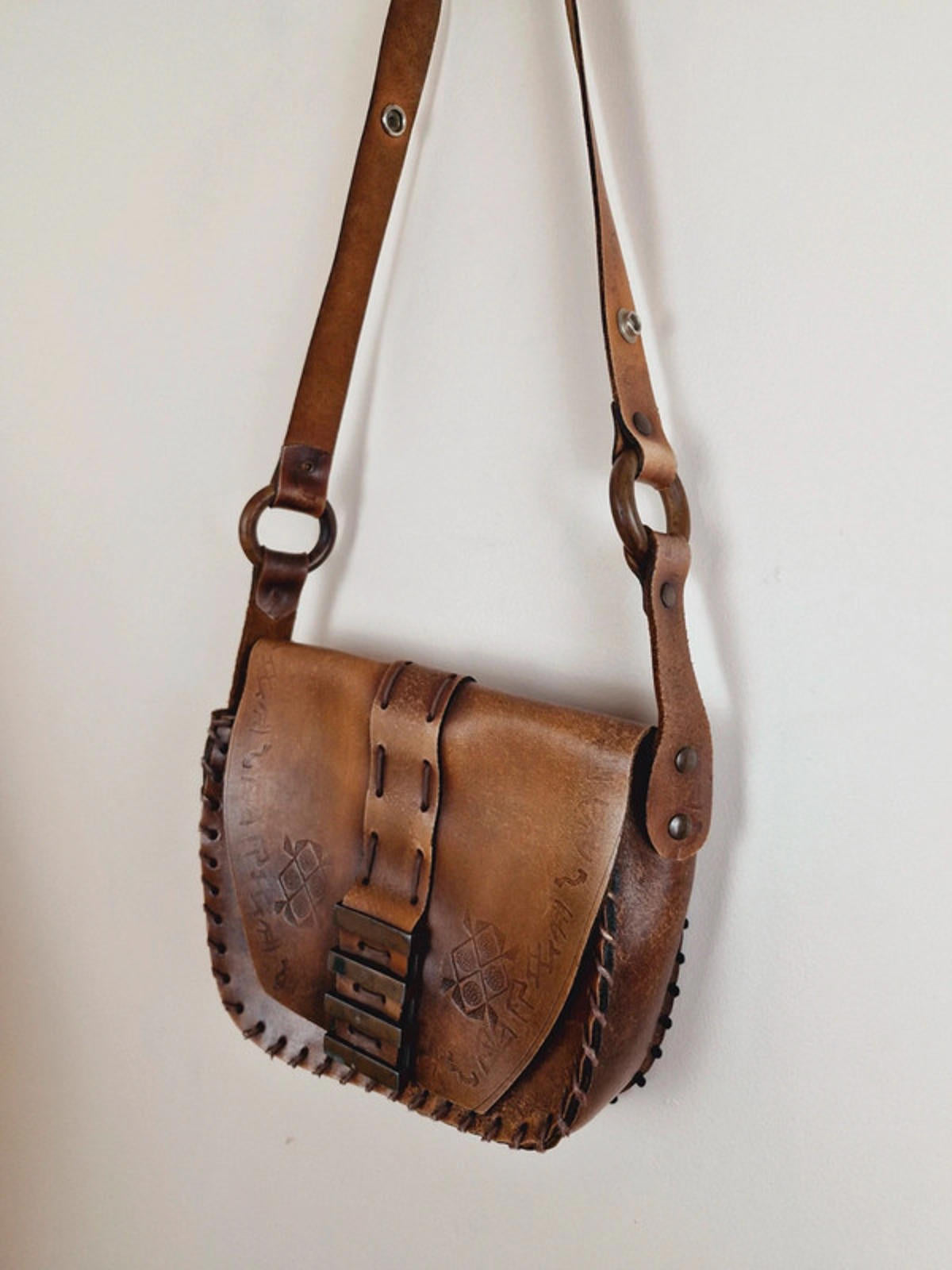Leather Boho Handbag