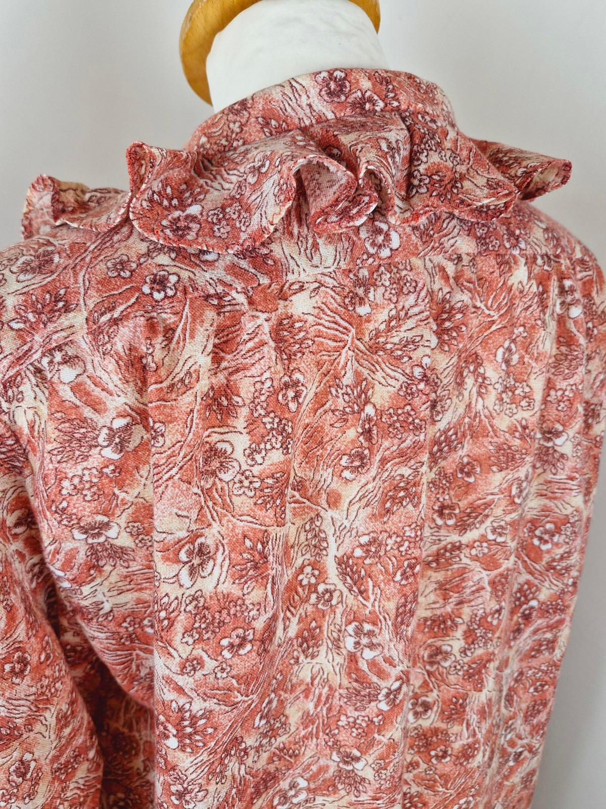 1970s Handmade Dress M L