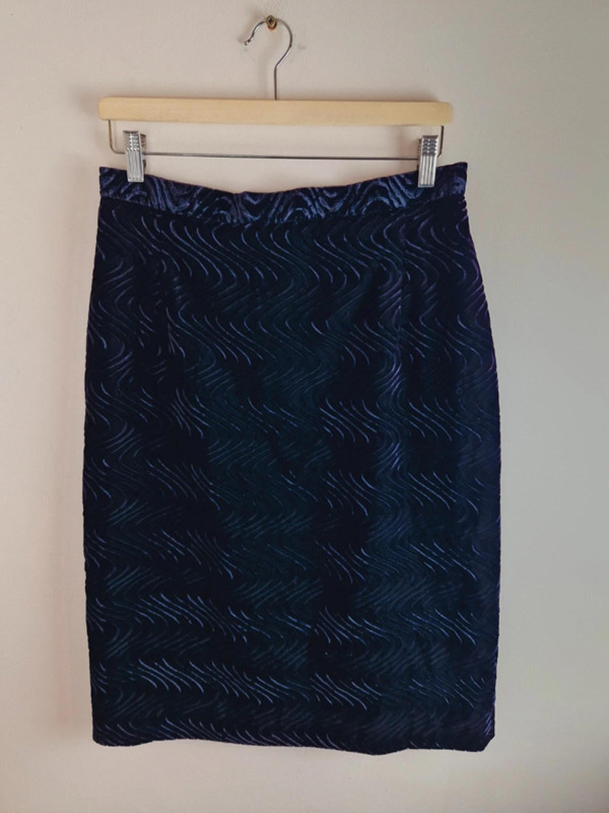 Purple Velvet Skirt M