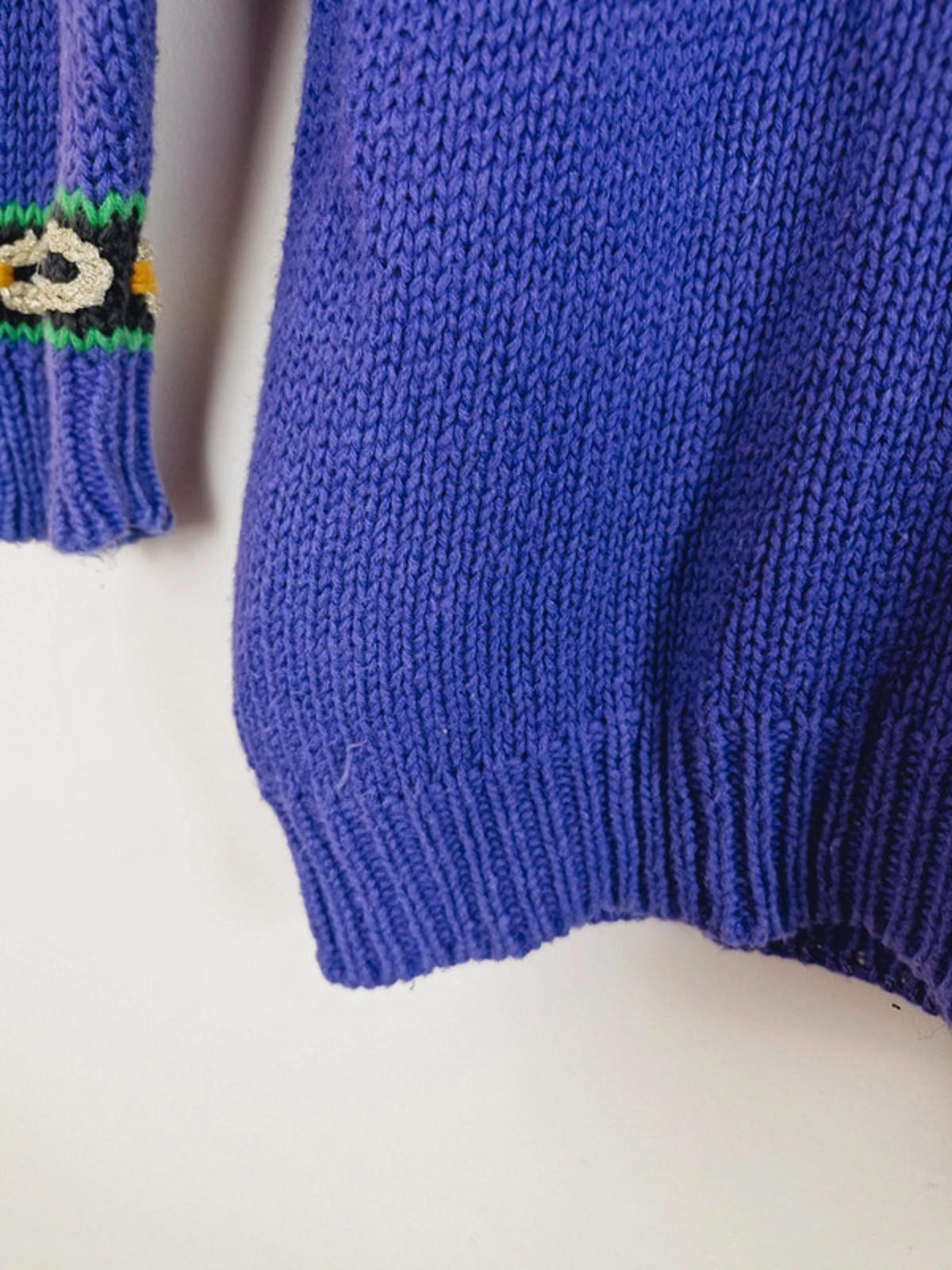 Purple Knitted Jumper S