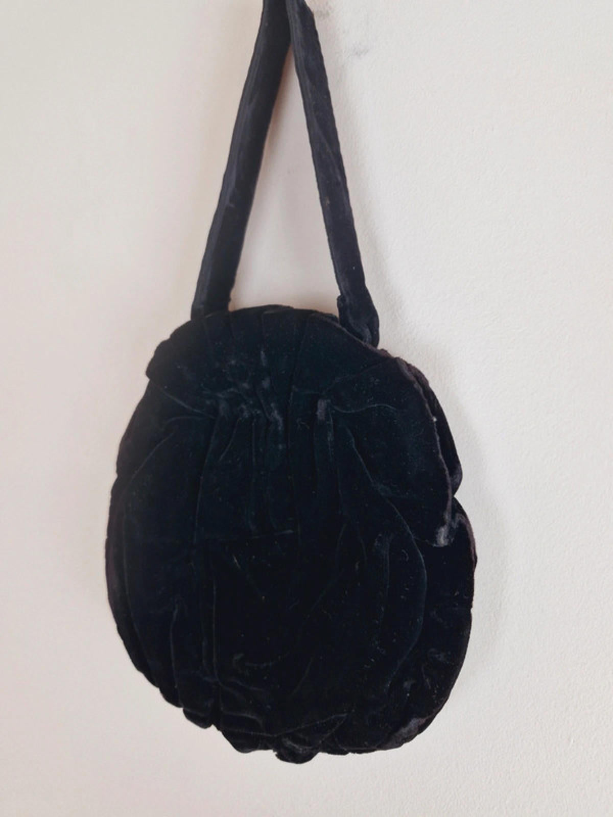 1940s Velvet Handbag