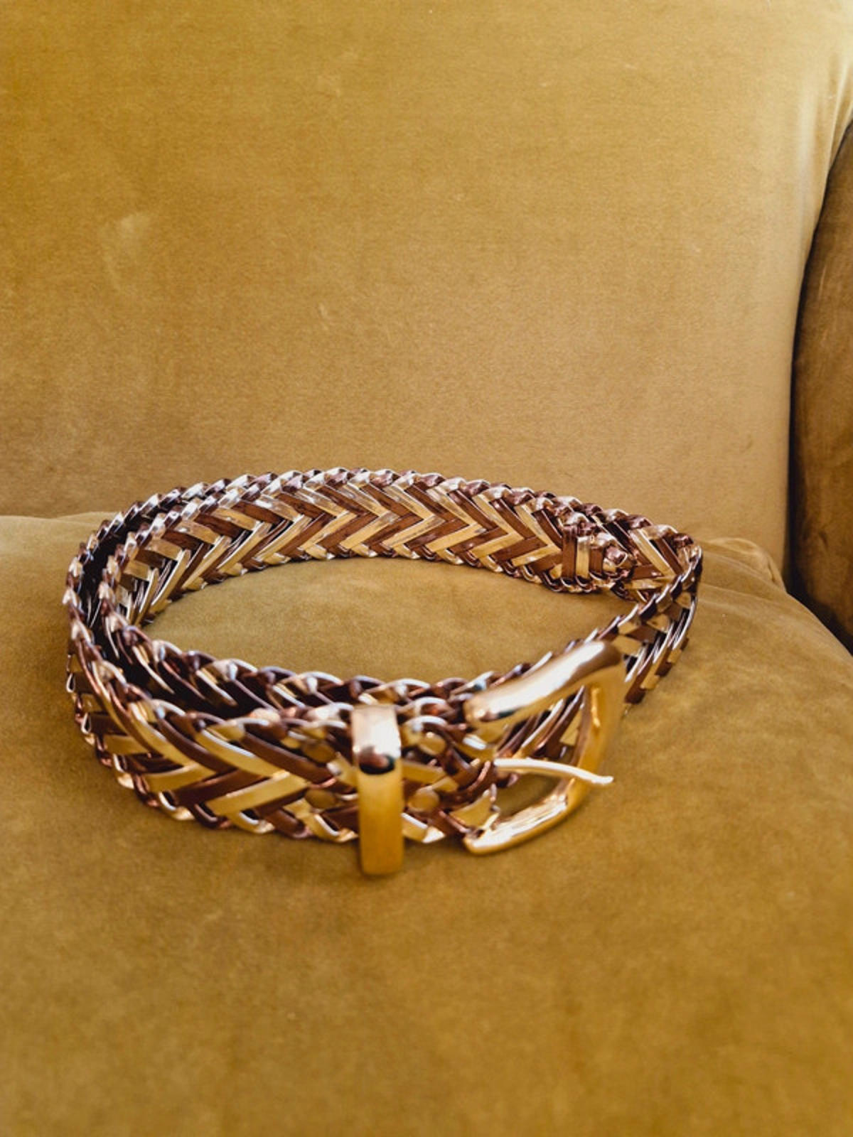 Gold Plaited Belt
